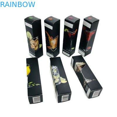 ماتي إنهاء خفيف الوزن ورقة مربع التعبئة والتغليف مربع طوي لون CMYK للمشروبات