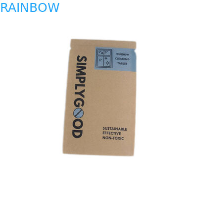 المواد القابلة لإعادة التدوير براون كرافت أكياس الورق المخصصة لتغليف مستحضرات التجميل