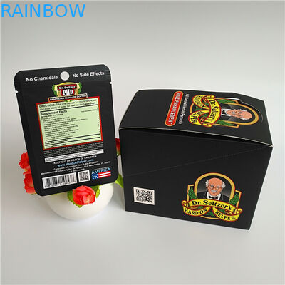 أكياس مايلر شفافة قابلة للإغلاق من الأمام ، حقيبة مقاومة للرائحة من Ziplock ، للزهور المجففة ، فيتامينات الطعام ، تخزين الوجبات الخفيفة