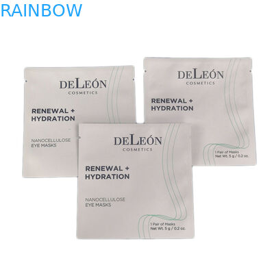 أكياس بيضاء صغيرة طباعة مخصصة تصميم مغلفة الحقيبة تغليف مستحضرات التجميل احباط