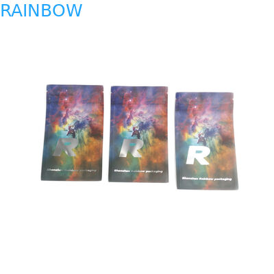 50mg 70mg 125mg الطفل دليل صغير مايلر حقيبة مخصصة رائحة واقية ماتي الحلوى Ziplock البلاستيك الغذاء الصمغ أكياس الشظية