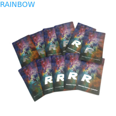 50mg 70mg 125mg الطفل دليل صغير مايلر حقيبة مخصصة رائحة واقية ماتي الحلوى Ziplock البلاستيك الغذاء الصمغ أكياس الشظية