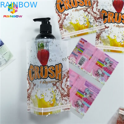 ختم الحرارة PVC طباعة أوفست CMYK تسميات تقلص المشروبات