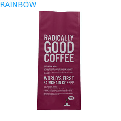 مخصص عالية كانليتي الوردي للماء الطباعة الرقمية البلاستيك البريدي قفل حقيبة الحقيبة الوقوف أسفل مسطح للحصول على قهوة المكسرات