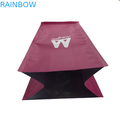 مخصص عالية كانليتي الوردي للماء الطباعة الرقمية البلاستيك البريدي قفل حقيبة الحقيبة الوقوف أسفل مسطح للحصول على قهوة المكسرات