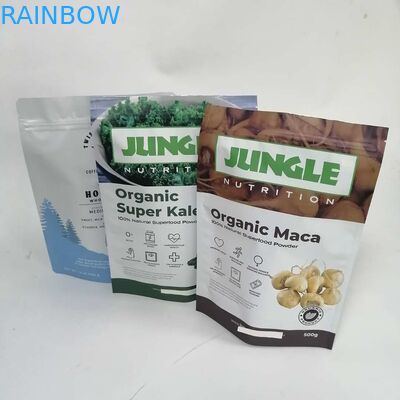 السداده البلاستيكية المخصصة للأغذية الوقوف تغليف التوابل المخصص للأغذية المجففة