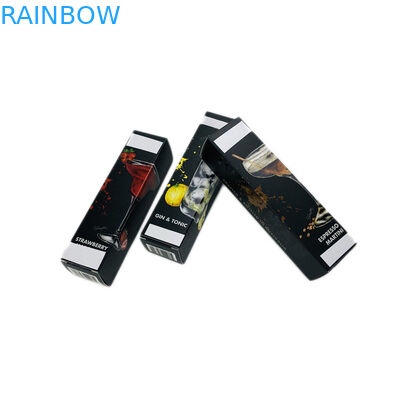 عطر شعار مخصص ملون للأشعة فوق البنفسجية / علبة ورق زيت أساسي تغليف مستحضرات التجميل