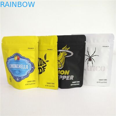 CBD Packaging Ziplock Bag Hamp Flower Packaging Bag Black Mylar Cookies Bag