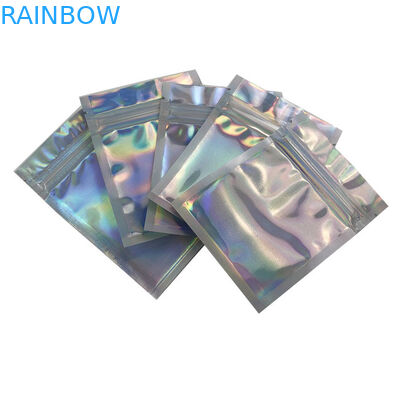 مغلفة طباعة مطبوعات CYMK أكياس بلاستيكية بسوستة ملونة