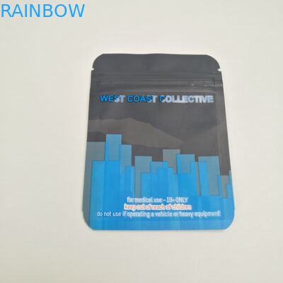 أكياس مخصصة 3.5gcookies الأشعة فوق البنفسجية واقية من رائحة الطفل الاعشاب Runtz الأدغال أكياس مع سحاب