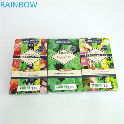 كرتون هدية طباعة أوفست 500 جرام قابلة للطي عرض مربع