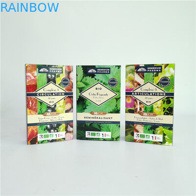 كرتون هدية طباعة أوفست 500 جرام قابلة للطي عرض مربع