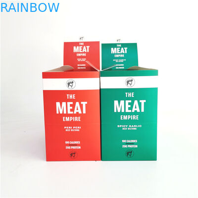 طباعة أوفست تمزيق صندوق ورقي لحوم البقر بيلتونج