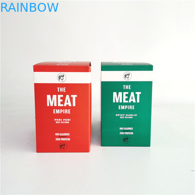 طباعة أوفست تمزيق صندوق ورقي لحوم البقر بيلتونج