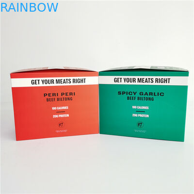 طباعة أوفست تمزيق صندوق ورقي لحوم البقر بيلتونج