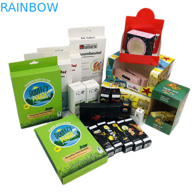 250gsm كرتون ورق القنب CBD التعبئة والتغليف مع الشعار