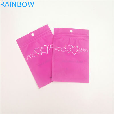 رمش مجوهرات الحفر الطباعة MOPP زيبر الحقيبة ماكياج