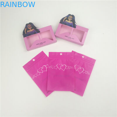 رمش مجوهرات الحفر الطباعة MOPP زيبر الحقيبة ماكياج