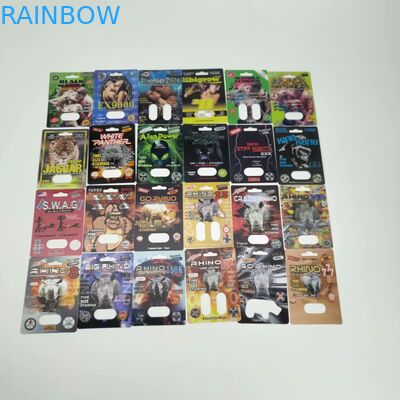 Gravnre طباعة بطاقة حبوب منع الحمل البلاستيكية ثلاثية الأبعاد RHINO مع الرصاص