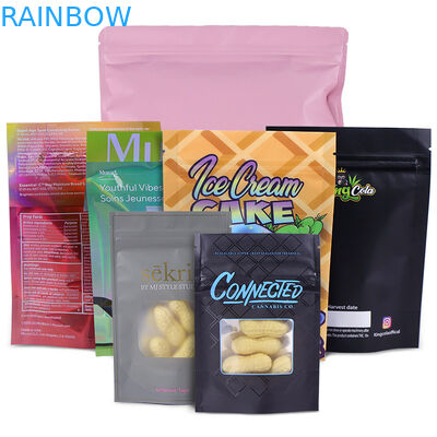 الألومنيوم احباط الرمز البريدي قفل CMYK MOPP حقيبة مايلر ختم الحرارة