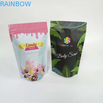 فرك الجسم احباط مبطنة الحفر طباعة أكياس الورق المخصصة 200mic