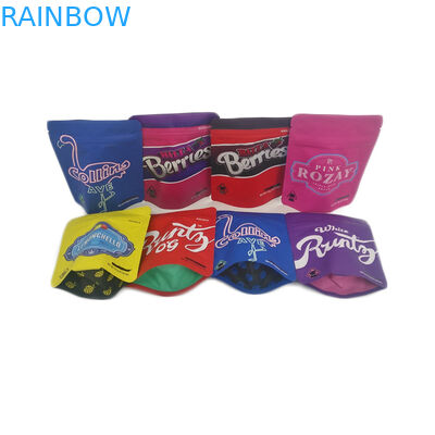 على استعداد لشحن رائحة مقاومة للرائحة 3.5 جرام الحقيبة احباط سستة لينة اللمس الصالحة للأكل الأغلاق زهرة القنب التعبئة والتغليف حقيبة مايلر