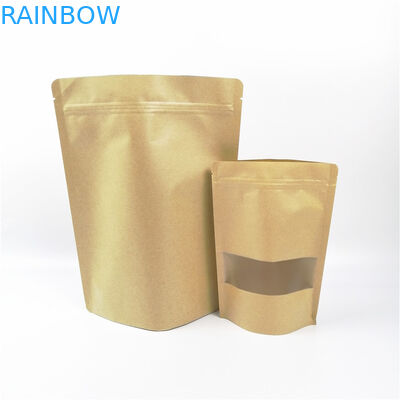 100g 250g مسحوق القهوة CYMK VMPET Kraft Paper Zipper Bag