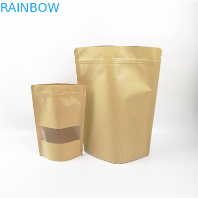 100g 250g مسحوق القهوة CYMK VMPET Kraft Paper Zipper Bag