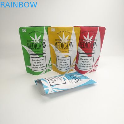 أكياس بلاستيكية مخصصة لتغليف المواد الغذائية رائحة دليل على رائحة الأعشاب الضارة CBD أكياس القنب التعبئة والتغليف البريدي قفل