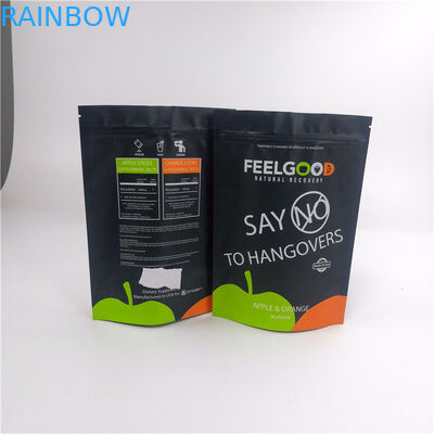 280 جرام كيس تغليف رقائق الألومنيوم VMPET MOPP الأسود المطفي