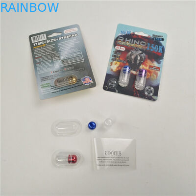 لامعة تعزيز الكركدن 7 9x12cm 3D التعبئة بطاقة