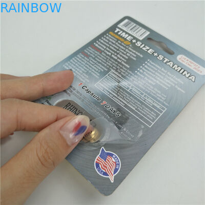 لامعة تعزيز الكركدن 7 9x12cm 3D التعبئة بطاقة