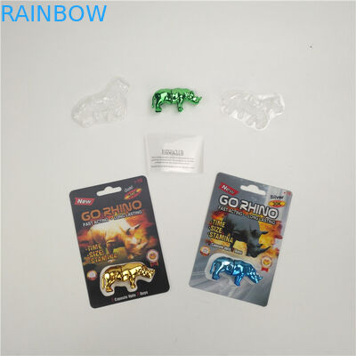 لامعة تعزيز الكركدن 7 9x12cm 3D التعبئة بطاقة