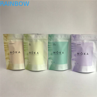 8oz مخصص مطبوعة الوقوف أكياس رقائق الألومنيوم أكياس تغليف أملاح الاستحمام