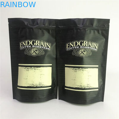 ماتي رقائق الألومنيوم الوقوف الحقيبة التعبئة والتغليف أكياس تغليف القهوة أكياس مايلر