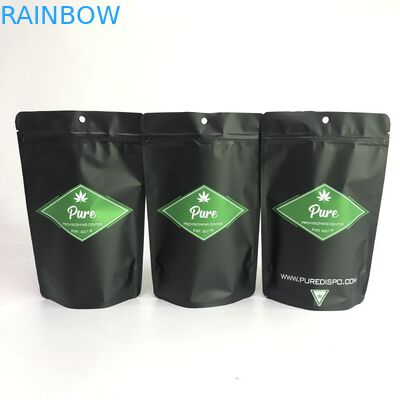 أكياس التعبئة والتغليف أكياس البلاستيك أكياس التعبئة والتغليف Pantone Color Cannabiss Mylar