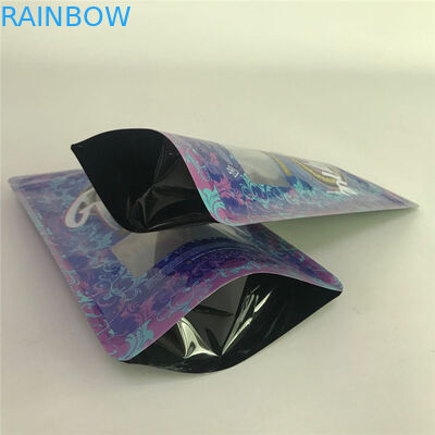 أكياس مايلر الأمامية الشفافة طباعة النقش والحقائب البلاستيكية التعبئة والتغليف