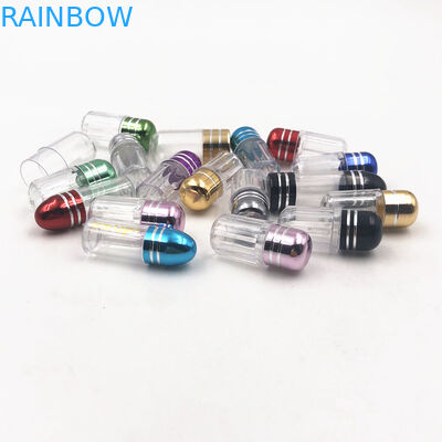 قارورة الكركدن الطب 15 * 35 مم PS 5g زجاجة كبسولة بلاستيكية