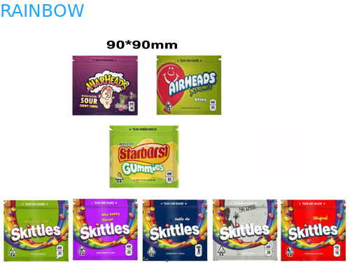 3.5g 7g CBD Herbal Incense تغليف الحقيبة مع نافذة واضحة