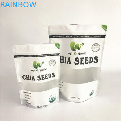 أكياس الطباعة الرقمية أكياس نوني مخصصة مع أكياس مايلر نافذة الرمز البريدي قفل