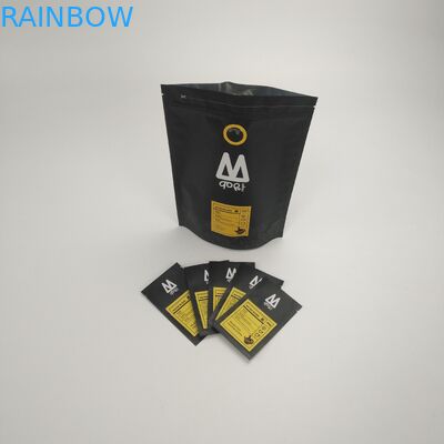 الوقوف 500 جرام 1000 جرام الغذاء الصف براون مات كيس القهوة صديقة للبيئة التعبئة والتغليف كيس فول القهوة مع صمام