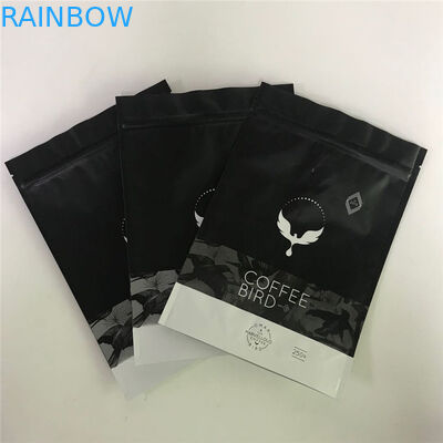 أكياس القهوة أكياس مقاومة الرطوبة لحبوب القهوة أكياس مايلر لأكياس القهوة مع ربطة عنق القصدير