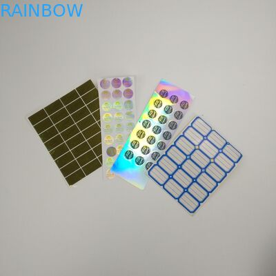 VMPET 60x60MM 20 ميكرون ملصق فيلم هولوغرافي للزجاجات