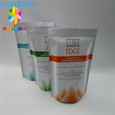 أكياس أملاح الاستحمام المصنوعة من رقائق الألومنيوم غير اللامعة المقبولة حسب الطلب ، أكياس مايلر للتغليف