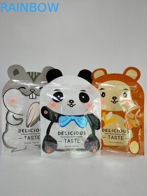 أكياس التعبئة والتغليف لامعة الوقوف أكياس مخصصة مع شكل خاص