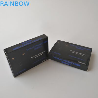 مخصص مطبوعة بطاقة بيضاء ورقة الرعاية الصحية حبة مربع التعبئة والتغليف