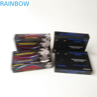 شعار مخصص المعاد تدويرها العدسات اللاصقة التجميلية التعبئة والتغليف ورقة مربع حبوب لامعة رمش مستطيل ورق تغليف مستحضرات التجميل ب