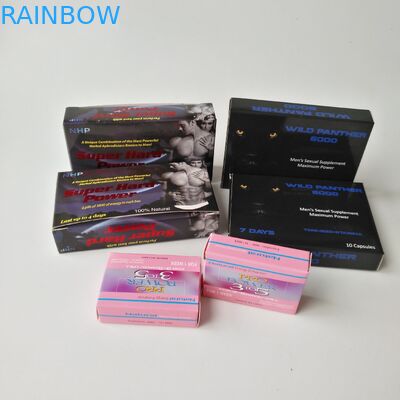 شعار مخصص المعاد تدويرها العدسات اللاصقة التجميلية التعبئة والتغليف ورقة مربع حبوب لامعة رمش مستطيل ورق تغليف مستحضرات التجميل ب