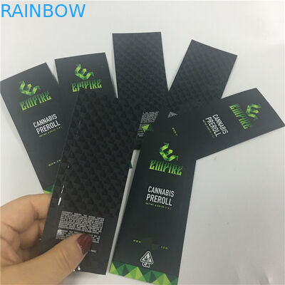 الطباعة الرقمية أكياس مايلر التعبئة والتغليف اللامع preroll مخصصة الألومنيوم احباط رائحة دليل على زيبلوك السيجار المشتركة التعبئة والتغليف