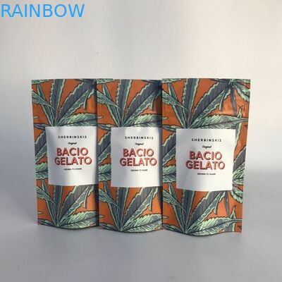 الوقوف أكياس التعبئة والتغليف الصمغ مع سحاب دليل على الطفل